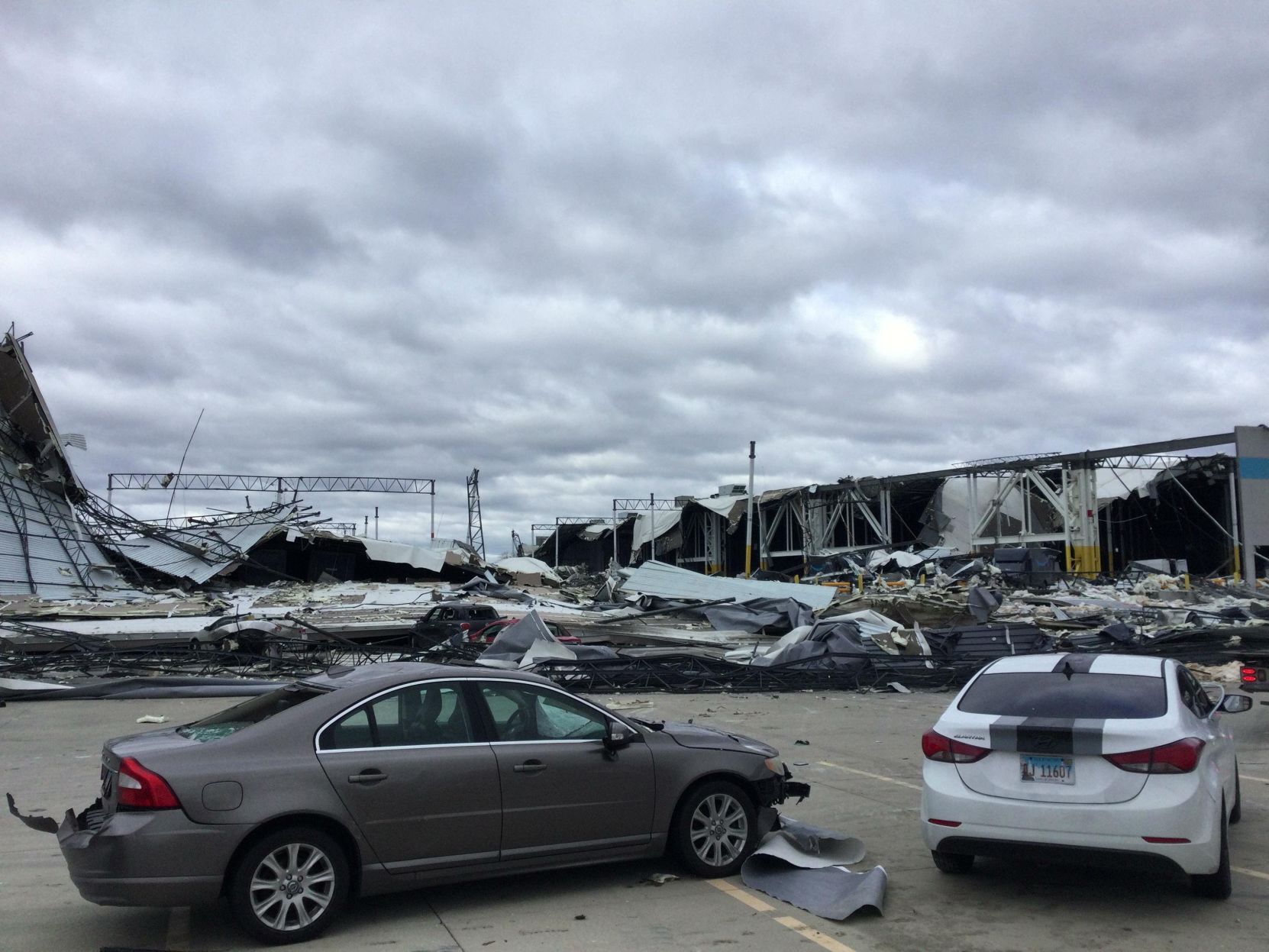 Amazon tornado damage assessment photos
